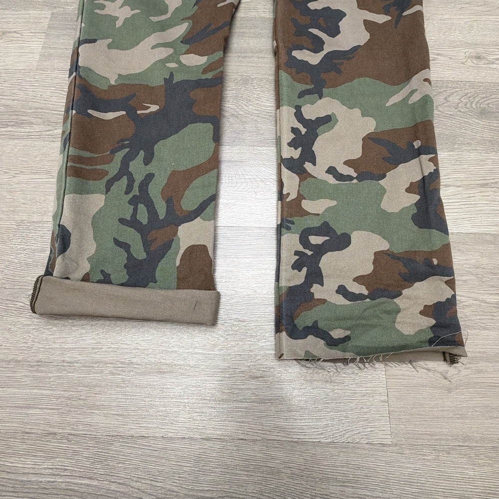 J.Crew 484 Slim Camo Chino Pants Men's 34x32 Woodland Camouflage Cotton - Picture 4 of 13